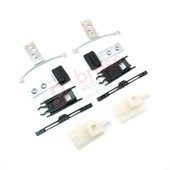 BMW 3 E46 1997-2003 Makyajsız Kasa için 10 Parça Sunroof Perde Kayar Kızak Çıta Bakalit Klips Seti thumbnail 5