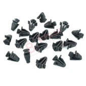 Nissan için 20 Adet Izgara Panjur Klipsi Siyah 01553 03831, 62318 01WOO thumbnail 1