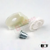 Mercedes Vito Viano Mixto MK2 W639 2003-2010 6397200046 İçin Ön Sol Kapı Cam Kriko Köşe Makarası thumbnail 5