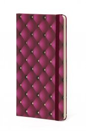 Keskin Color 13x21cm Pronot Perle 80 Yaprak Çizgili Sert Kapak Lastikli Defter - 4