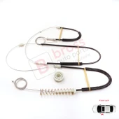 VW EOS 1F7 1F8 2006-2015 Coupe Convertible CC 1Q0837461 İçin Elektrikli Sol Cam Kriko Tamir Seti thumbnail 1