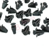 Nissan için 20 Adet Izgara Panjur Klipsi Siyah 01553 03831, 62318 01WOO thumbnail 3