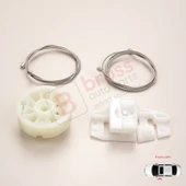 Renault Modus Grand Modus 2003-2008 8200748377 İçin Elektrikli Ön Sol Kapı Cam Kriko Tamir Seti thumbnail 3