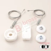 Ford Mustang MK5 S197 2005-2014 Convertible Coupe İçin Elektrikli Arka Sağ veya Sol Cam Kriko Seti thumbnail 2