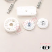 Ford Mustang MK5 S197 2005-2014 Convertible Coupe İçin Elektrikli Arka Sağ veya Sol Cam Kriko Seti thumbnail 3