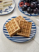 Handmade Trendy All in Blue 6 lı Pasta Seti 19 cm thumbnail 6