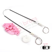 Hyundai Starex H-1 Grand MK2 TQ 2007–2024 824044H010 İçin Elektrikli Ön Sağ Cam Kriko Tamir Seti thumbnail 1