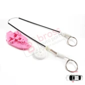 Hyundai Starex H-1 Grand MK2 TQ 2007–2024 824034H010 İçin Elektrikli Ön Sol Cam Kriko Tamir Seti thumbnail 3