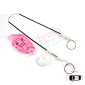 Hyundai Starex H-1 Grand MK2 TQ 2007–2024 824034H010 İçin Elektrikli Ön Sol Cam Kriko Tamir Seti thumbnail 2