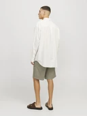 Jack Jones Jaıden Campaıng Keten Karıiımlı Erkek Şort 12274968 - 3