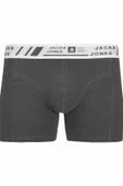 Jack Jones Cangus Solıd 3 Lü Paket Erkek Boxer 12277576 - 6