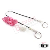 Hyundai Starex H-1 Grand MK2 TQ 2007–2024 824044H010 İçin Elektrikli Ön Sağ Cam Kriko Tamir Seti thumbnail 4