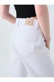 Loft Wıde Leg Helıos Whıte Wash Kadın Jean Pantolon LF2039976 - 5