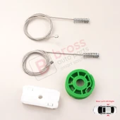 Mercedes CLK C208 A208 1997-2003 CLK55 AMG CLK320 CLK430 İçin Elektrikli Arka Cam Kriko Tamir Seti thumbnail 2