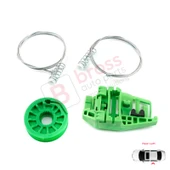 BMW 3 Serisi E90 E91 2004-2012 4/5 Kapı 51357140589 İçin Elektrikli Arka Sol Cam Kriko Tamir Seti thumbnail 2