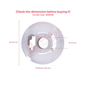 Fiat Linea Punto Brava Siena Palio Marea İçin Sağ Kapı Manuel Cam Kriko Klipsi thumbnail 4