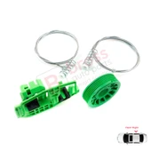 BMW 3 Serisi E90 E91 2004-2012 4/5 Kapı 51357140590 İçin Elektrikli Arka Sağ Cam Kriko Tamir Seti thumbnail 4