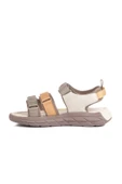 Pepino Krem Cırtlı Erkek Çocuk Düz Sandalet - 2