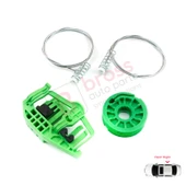 BMW 3 Serisi E90 E91 2004-2012 4/5 Kapı 51357140590 İçin Elektrikli Arka Sağ Cam Kriko Tamir Seti thumbnail 3