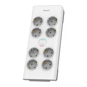 PHILIPS SPN7080WA/62, 8 Soket, Akim Korumali Priz, 2Mt Kablo, Beyaz - 2