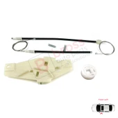 Toyota Corolla E10 AE100 E100 1991-1999 3/4/5 Kapı 6980212140 İçin Ön Sol Cam Kriko Tamir Seti thumbnail 1