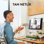 Logitech BRIO 100 Full HD 1080p Gizlilik Kapaklı Mikrofonlu Web Kamerası - Pembe - 2