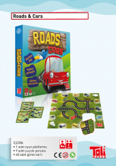 Toli Games Roads & Cars Yön Bulma Zeka Oyunu - 2