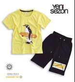 Triliya Pamuklu Unisex Çocuk Kapri Takımı (Cepli & Kordonlu, 3-12 Yaş) TRL-29 - 4