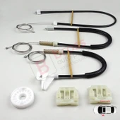 Skoda Octavia MK1 1U 2001-2010 Makyajlı Kasa İçin Elektrikli Ön Sol Kapı Cam Kriko Tamir Seti thumbnail 3