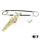 Toyota Corolla E10 AE100 E100 1991-1999 3/4/5 Kapı 6980212140 İçin Ön Sol Cam Kriko Tamir Seti thumbnail 4