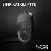 Logitech G Pro X Superlıght 2 Hafif Hero 2 Sensör 32.000 Dpı Lıghtspeed Kablosuz Oyuncu Mouse thumbnail 10