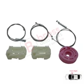Hyundai I30 MK1 FD 2007-2012 5-Kapı 824812L001 İçin Elektrikli Ön Sağ Cam Kriko Tamir Seti - 2