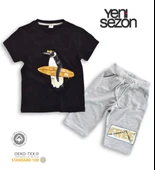 Triliya Pamuklu Unisex Çocuk Kapri Takımı (Cepli & Kordonlu, 3-12 Yaş) TRL-29 - 6