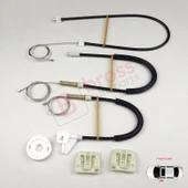 Skoda Octavia MK1 1U 2001-2010 Makyajlı Kasa İçin Elektrikli Ön Sol Kapı Cam Kriko Tamir Seti thumbnail 1