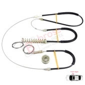 VW Scirocco MK3 137 138 2008–2017 3-Kapı Hatchback Van 1K8837462 İçin Elektrikli Ön Sağ Cam Kriko Tamir Seti thumbnail 4