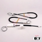 VW New Beetle Cabriolet Convertible 2003-2010 1Y0837462 İçin Elektrikli Ön Sağ Cam Kriko Tamir Seti thumbnail 5