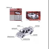 Majorette Vintage Metal Diecast Gri Mercedes Benz 190 E 2.5-16 Evo II - 5