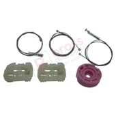 Hyundai I30 MK1 FD 2007-2012 5-Kapı 824712L001 İçin Elektrikli Ön Sol Cam Kriko Tamir Seti thumbnail 3