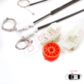 Citroen Xsara N2 N0 1997-2010 Estate SW Coupe 9222H1 İçin Elektrikli Ön Sağ Cam Kriko Tamir Seti thumbnail 5