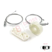 Mercedes CLK Class MK2 W209 C209 A209 2002-2009 2-Kapı A2096700103 İçin Arka Sol Cam Kriko Seti thumbnail 4