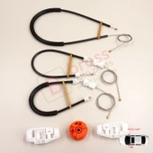 Citroen Xsara N2 N0 1997-2010 Estate SW Coupe 9221H4 İçin Elektrikli Ön Sol Cam Kriko Tamir Seti thumbnail 2