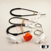 Citroen Xsara N2 N0 1997-2010 Estate SW Coupe 9221H4 İçin Elektrikli Ön Sol Cam Kriko Tamir Seti thumbnail 5