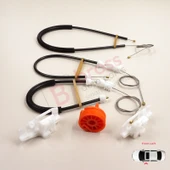 Citroen Xsara N2 N0 1997-2010 Estate SW Coupe 9221H4 İçin Elektrikli Ön Sol Cam Kriko Tamir Seti thumbnail 4