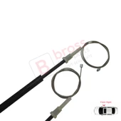 Volvo S40 V40 MK1 644 645 1995-2004 4/5-Kapı 30623449 İçin Elektrikli Ön Sağ Cam Kriko Tamir Seti thumbnail 4