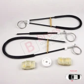 Seat Ibiza MK4 6J8 6P8 6J5 6P1 2008-2017 5-Kapı 6J4837401 İçin Elektrikli Ön Sol Cam Kriko Tamir Seti - 2