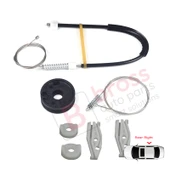 Renault Megane MK1 1996-2003 Cabrio Convertible 7700848451 İçin Elektrikli Arka Sağ Cam Kriko Seti thumbnail 1