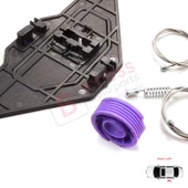 Citroen C5 MK2 MK3 RD/TD RC RD RW 2007-2018 4/5 Kapı 9223E2 İçin Elektrikli Arka Sol Cam Kriko Seti - 5