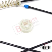 Mini Cooper MK1 R50 R52 R53 2001-2008 HB Convertible 51337039452 İçin Sağ Kapı Cam Kriko Seti thumbnail 4