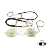 BMW 1 E87 2003-2012 5-Kapı Hatchback 51337138466 İçin Ön Sağ Cam Kriko Tamir Seti thumbnail 2