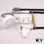 Skoda Octavia MK1 1U 2001-2010 Makyajlı Kasa İçin Elektrikli Arka Sol Kapı Cam Kriko Tamir Seti thumbnail 5